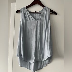 Banana Republic Sky Blue V-Neck Blouse